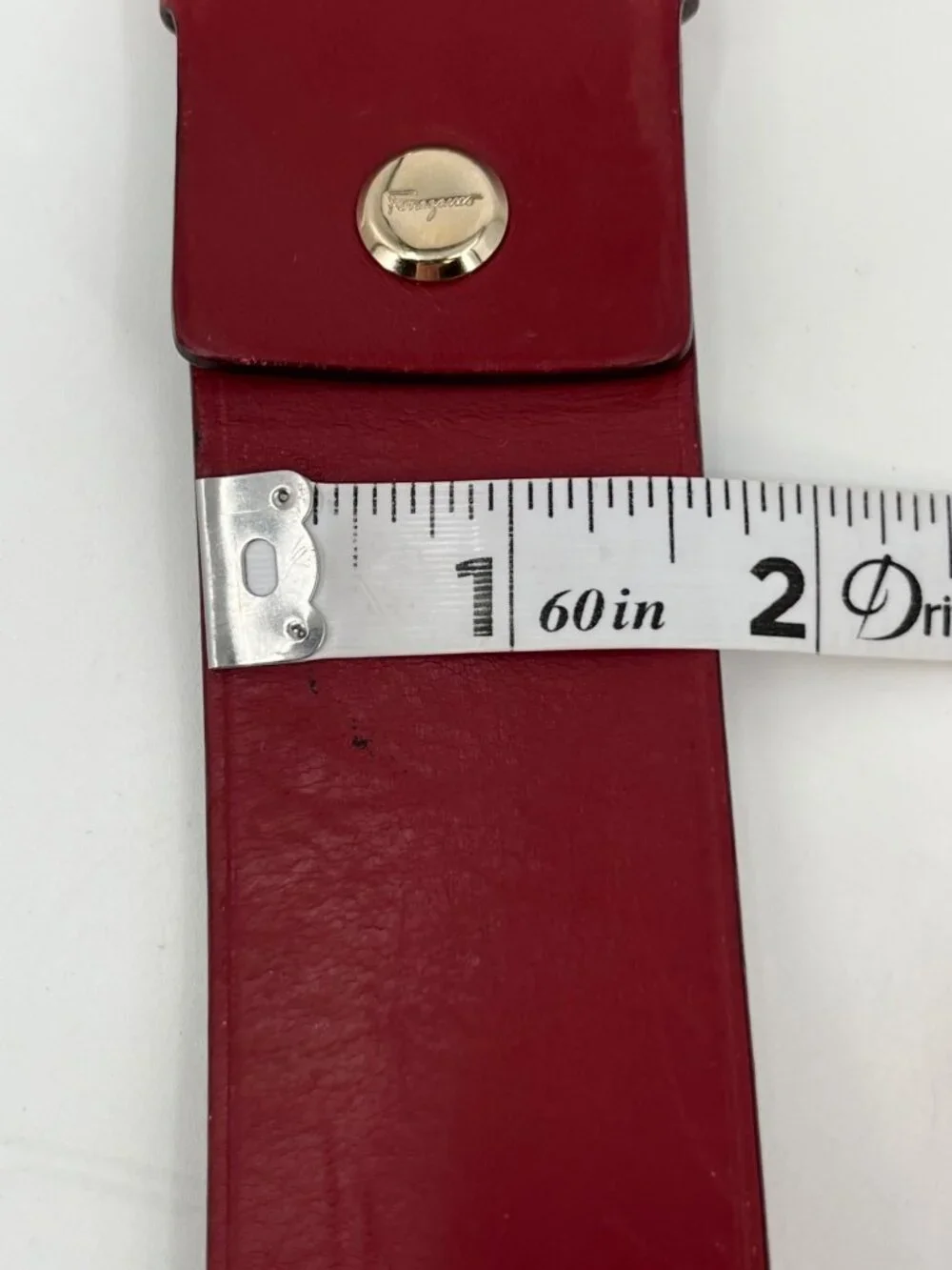 Salvatore Ferragamo Gancini Leather Belt - Pre Owned